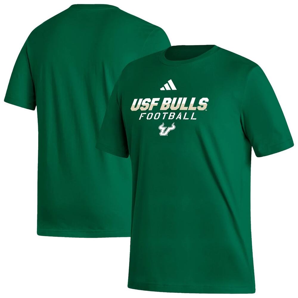 Adidas Men's Green South Florida Bulls Fresh T-Shirt Size XL